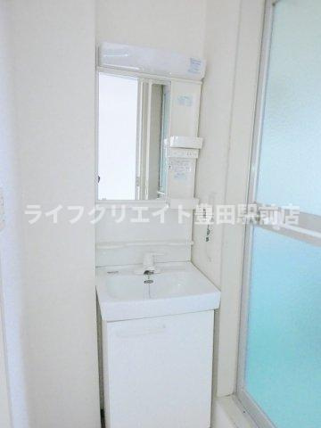 青空と川音のテラス（旧落合マンション）の洗面所