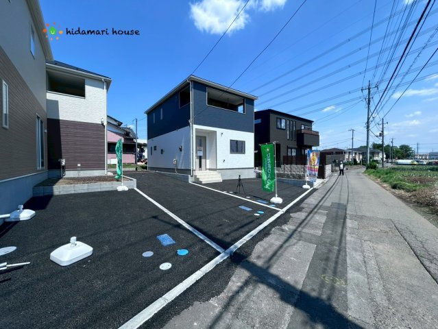 上尾市上尾下　第1　新築戸建　クレイドルガーデン02の前面道路含む現地写真