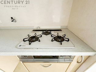 コンパクトなキッチンで掃除もラクラク