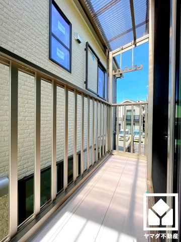 伏見区久我御旅町　31期　17号地のバルコニー