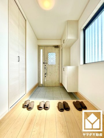 伏見区久我御旅町　31期　17号地の玄関