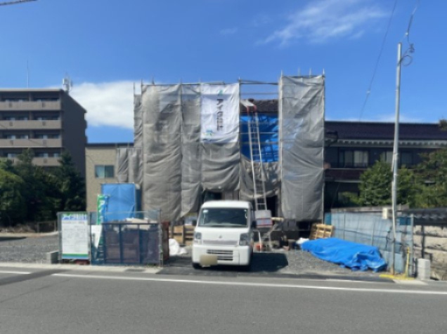 新築戸建・建売　郡山市横塚1丁目　いろどりアイタウン　全1棟の外観|南向きで陽当たり良好な間取りです♪