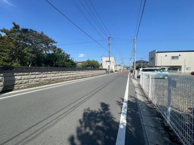 新築戸建・建売　郡山市横塚1丁目　いろどりアイタウン　全1棟の前面道路含む現地写真