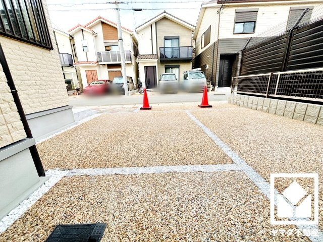 伏見区久我御旅町　31期　18号地の駐車場