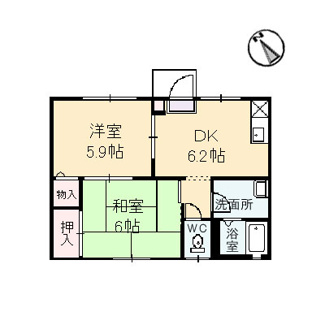 【間取り】 | シャーメゾン田村