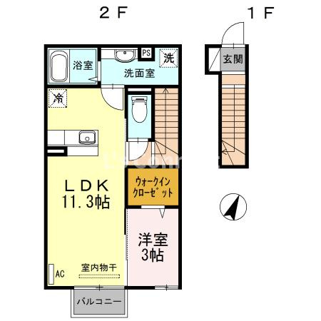【間取り】 | プリムローズＧ