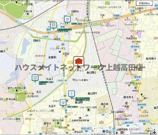 グレース千秋の地図|位置図