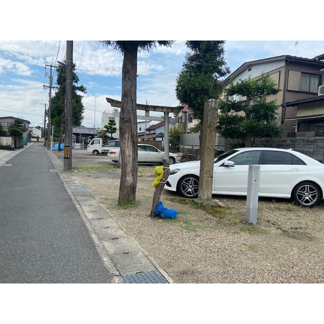 岐阜市本荘の駐車場の外観