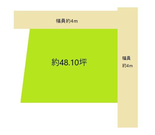 和歌山市新在家　土地の土地図