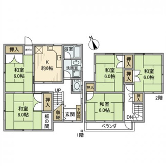 【間取り】 | 鴬が丘戸建