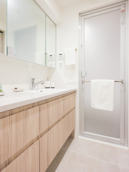 東京八重洲アムフラットの独立洗面台