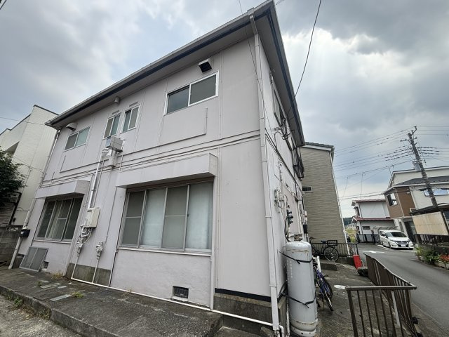 グリーンハイツの外観|★角部屋★B・T別★CATV★三面採光★室内洗濯機置き場★
