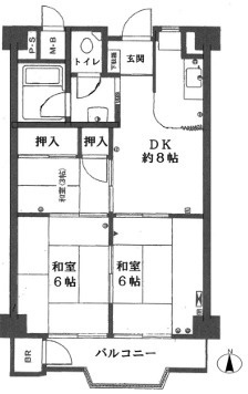 【間取り】 | ネオハイツ江坂