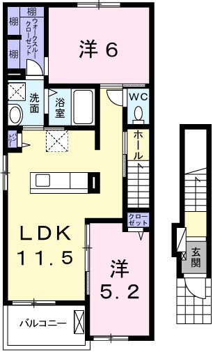ドゥ　エスポワールの間取り