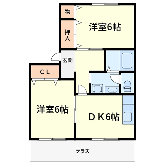 【間取り】 | コートエスペランサ