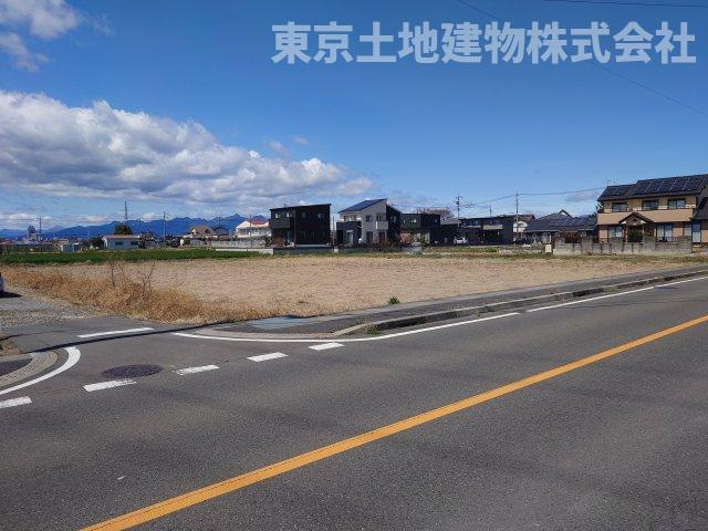 コンフォートヒルズ前橋東片貝町3期　2号地の外観|接道：東　約10ｍ