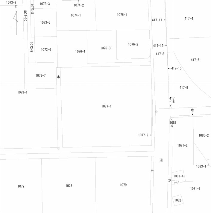 コンフォートヒルズ前橋東片貝町3期　2号地の土地図