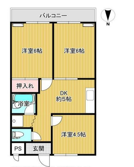 【間取り】 | ヒヨシハイツ