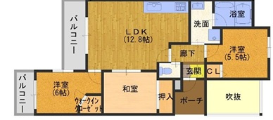 神戸市垂水区霞ケ丘4丁目の間取り