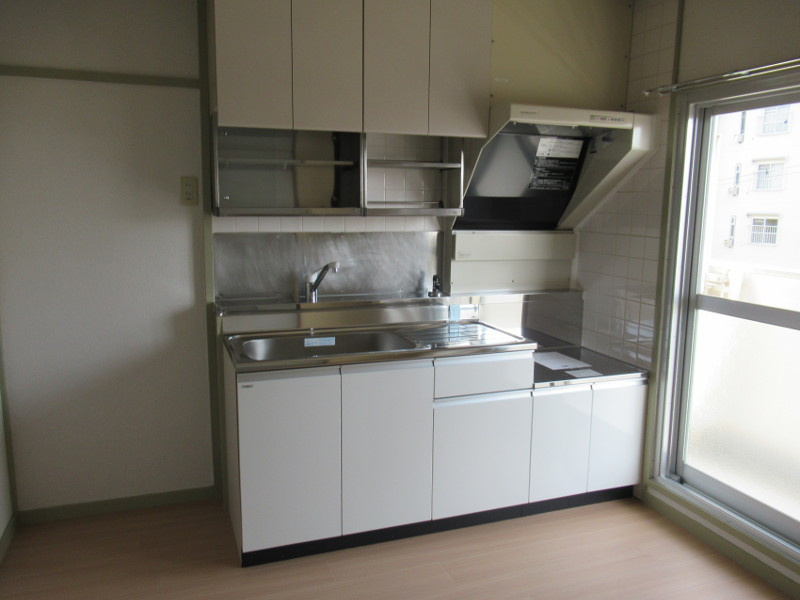 大久保東第２　２ＤＫのキッチン|コンパクトなキッチンで掃除もラクラク