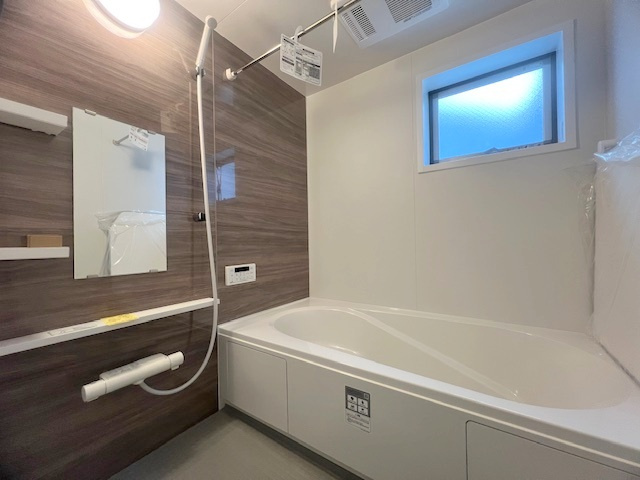 ◎茅ヶ崎市浜之郷　新築戸建◎の浴室|1日の疲れを癒す浴室スペース♪