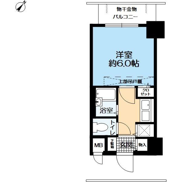 イトーピア三宮アーバンステージの間取り