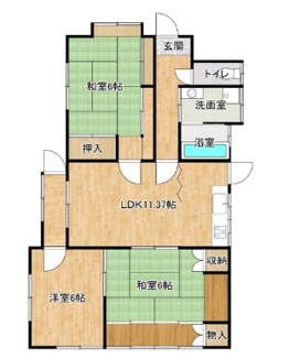 【間取り】 | 福岡県久留米市国分町