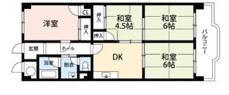 【間取り】 | 朝倉街道ハイツ