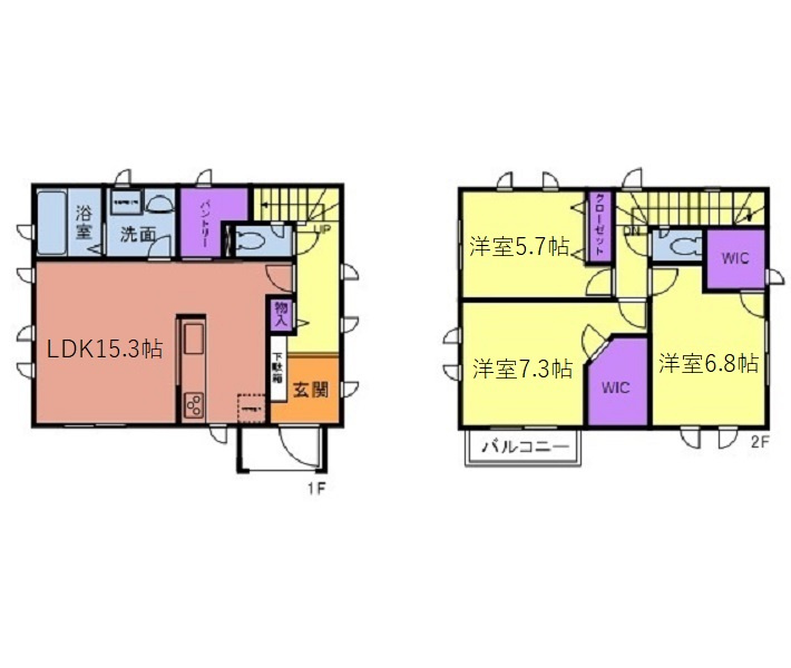 キャメロットAの間取り