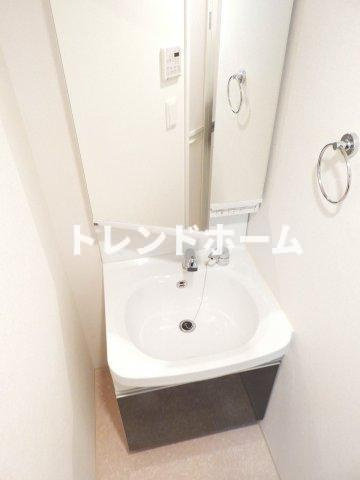 プレサンス玉造駅前ルージュの独立洗面台|選べる家電プランあり！！