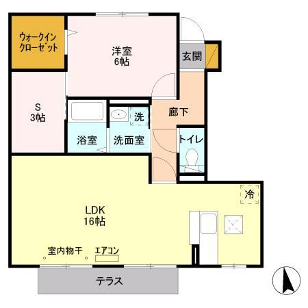 メイユール　マチハタの間取り