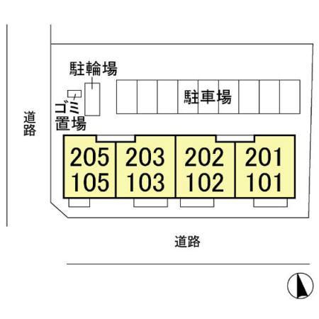 メイユール　マチハタの区画図