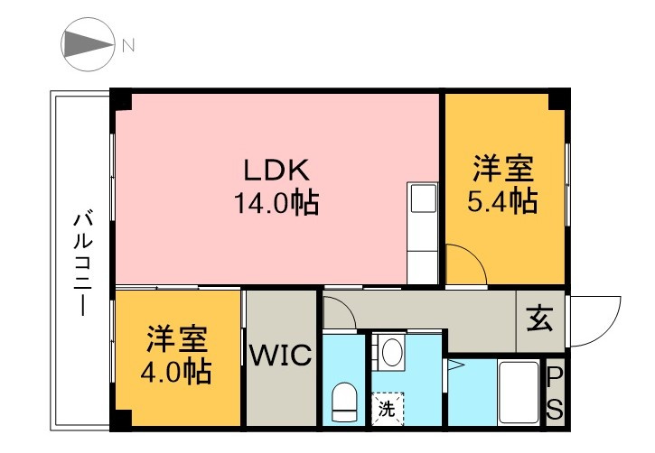 コーポ山崎の間取り
