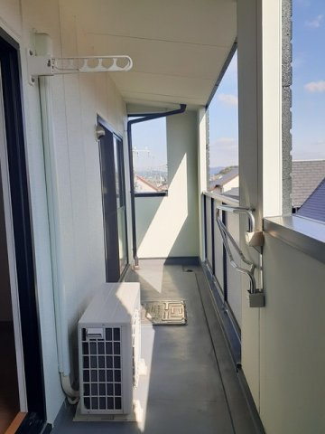 カーサグリーンⅡのバルコニー