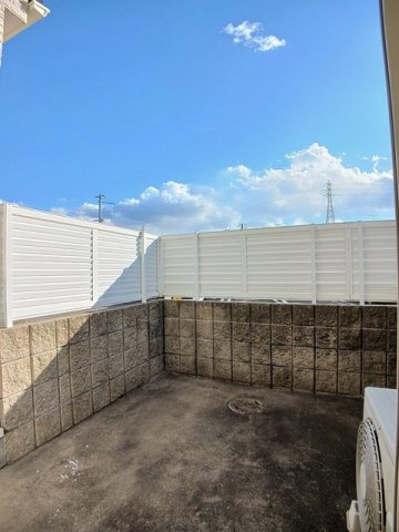 ソレイユＭⅢのバルコニー