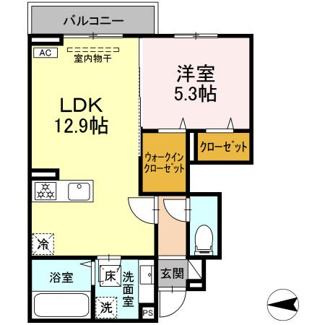 【間取り】 | D-ROOM川北