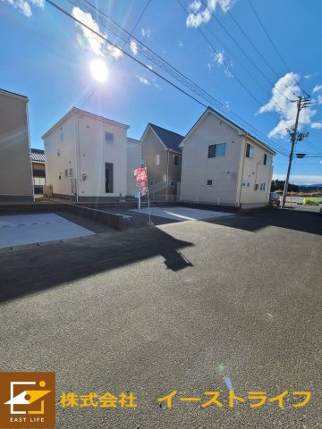 【新築戸建】　いわき市平中平窪1期の前面道路含む現地写真|前面道路含む現地写真です。北側接道　幅員6.0ｍ