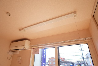 【設備】 | サニーハイツ大村 | 室内物干し
