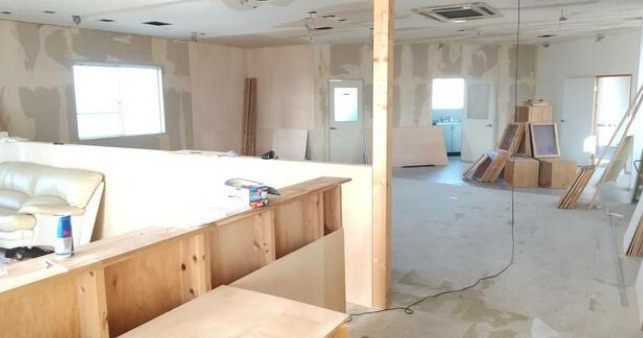 湖南市菩提寺北１丁目の店舗事務所の内装