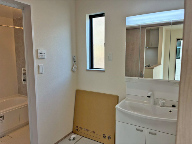 【独立洗面台】 | 東熊堂 新築建売分譲住宅 建物＋土地 TW05594 | 沼津市東熊堂1号棟　洗面化粧台 ※令和8年2月16日撮影写真