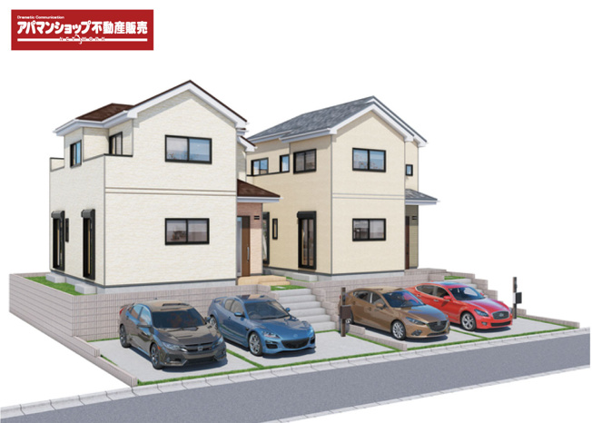 【外観パース】 | 東熊堂 新築建売分譲住宅 建物＋土地 TW05594 | 沼津市東熊堂　外観パース