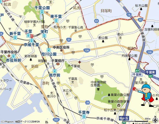 【地図】 | 竹柏・貝畑ビル | 案　内　図