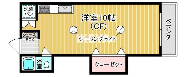 コーポ大淀の間取り