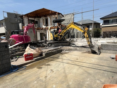 【外観】 | 小倉台２丁目　売地 | 現在、古家を解体中です