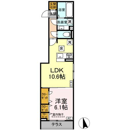 【間取り】 | DROOM田町A
