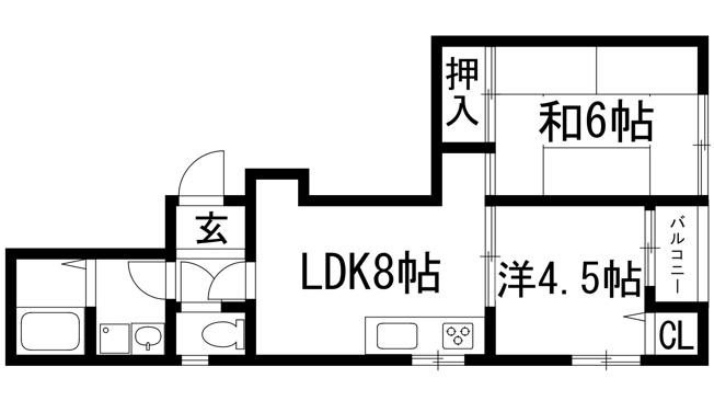 【間取り】 | アーバンステージ生瀬