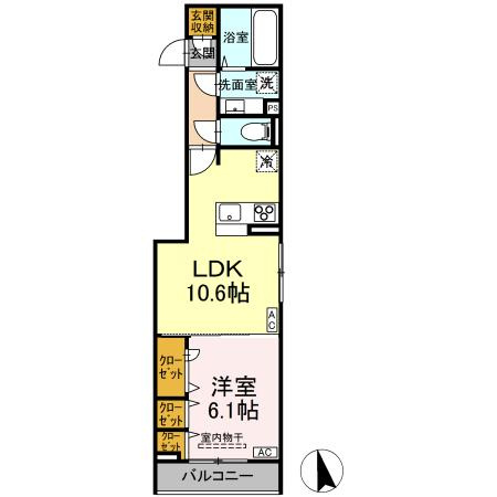 【間取り】 | DROOM田町A
