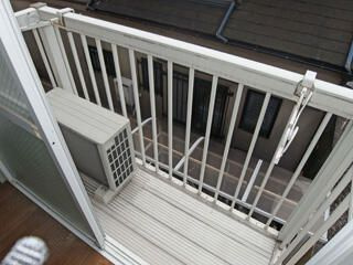 サンガーデンハイツのバルコニー