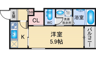 【間取り】 | REGALEST豊田本町 | 略図の為、現状優先
　