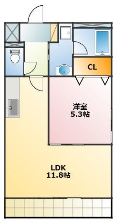 プリエールの間取り